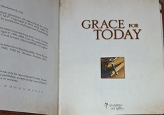 One Minute Devotions Grace for Today Leather by Christian Art Gifts 2013