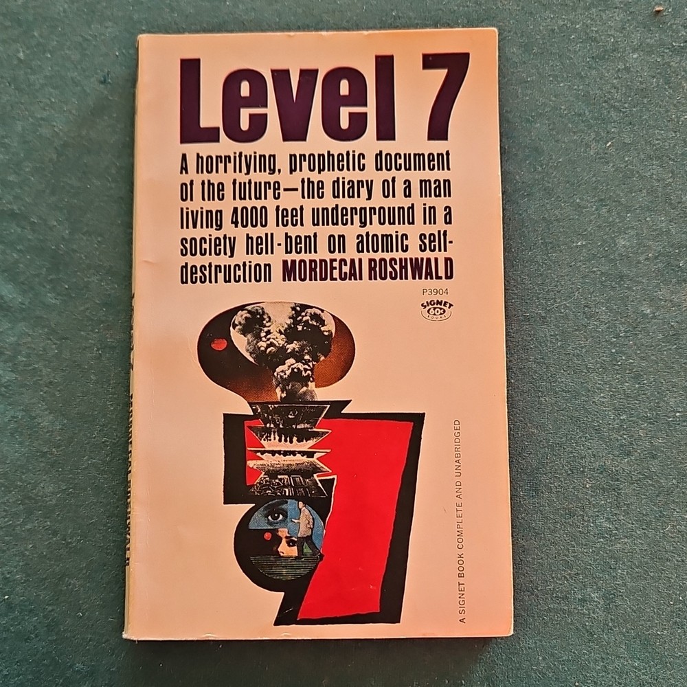 Level 7 by Mordecai Roshwald Paperback New American Library Sci-Fi Novel