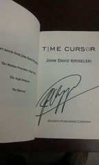Time Cursor, Krygelski, John David,9780982662298, New, Signed by Author