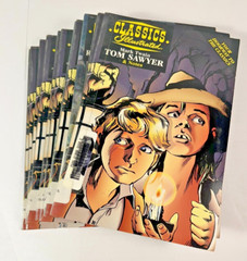 Classics Illustrated Mark Twain’s Tom Sawyer & Notes lot of 9 1996 1578400015