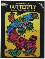Dover Butterfly Stained Glass – Paperback, by Ed Sibbett Jr. – Very Good