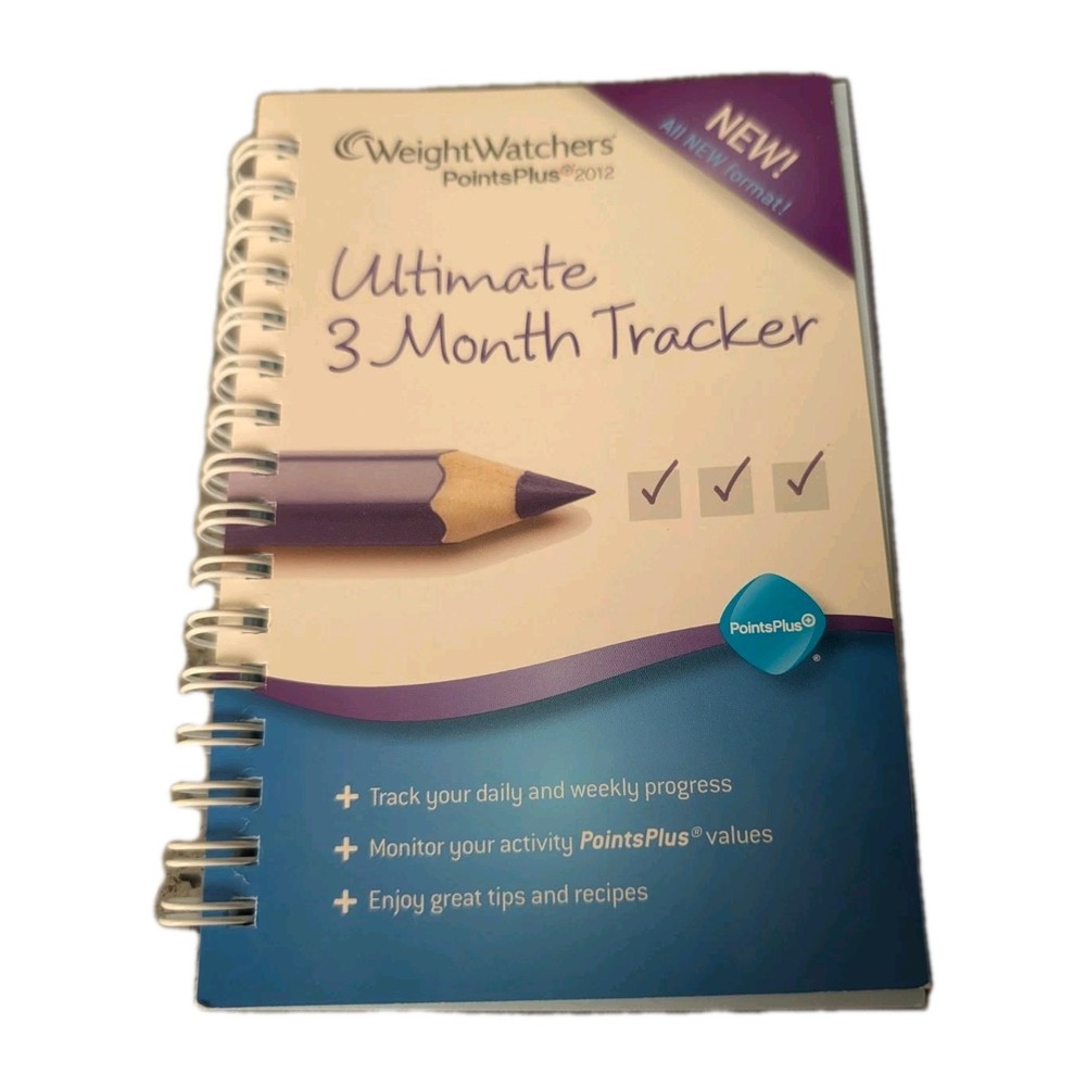 WEIGHT WATCHER Points Plus 2012 ULTIMATE 3 MONTH TRACKER **EXCELLENT**