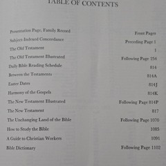 Thomas Nelson Holy Bible KJV Family Reference Edition Hardcover Red Letter
