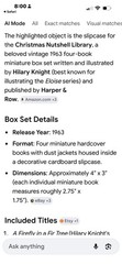 Christmas Nutshell Library Mini Box Set (4 Books) Hilary Knight 1963