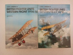 WW1 British Fighter Units: Western Front LOT of 2 (Osprey Airwar #14 #18) Revell