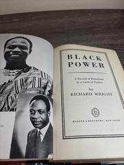 Black Power Richard Wright First Printing 1954, VG HC/DJ