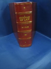 A Dictionary Of Law Containing Definitions Of The Terms And Phra [Leather Bound]