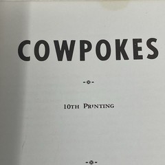 Cowpokes Cow Country Cartoons Ace Reid 1958 10th Printing