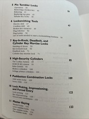 Professional Locksmithing Techniques Bill Phillips 1991 TAB Books Paperback