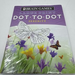 Brain Games Large Print Dot to Dot 5 pc Book Set