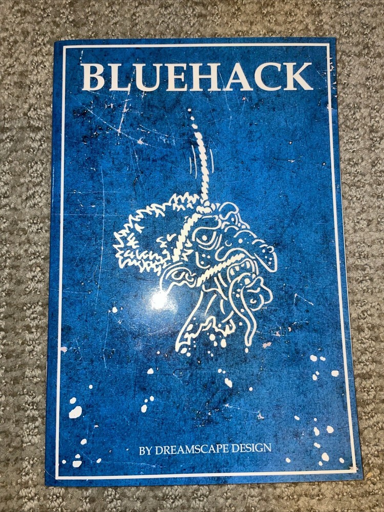 Bluehack by Dreamscape Design 1st Edition, 2nd Printing 2019 Very Good Cond RPG