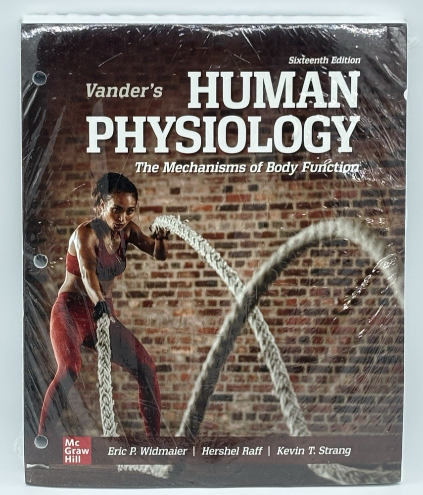 Vanders Human Physiology 16th Edition Loose Leaf McGraw Hill Widmaier Anatomy