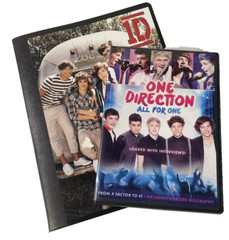 One Direction DVD and Notebook 2012 DVD Composition Book 80 Sheet Wide Ruled SEE