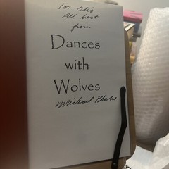 Dances With Wolves 2002 Signed Book