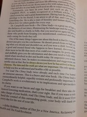 THE CHINA STUDY by Thomas Colin Campbell a paperback book
