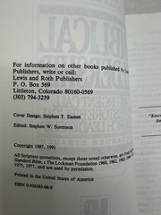 Biblical Eldership Study Guide Alexander Strauch 1991 Christian Church
