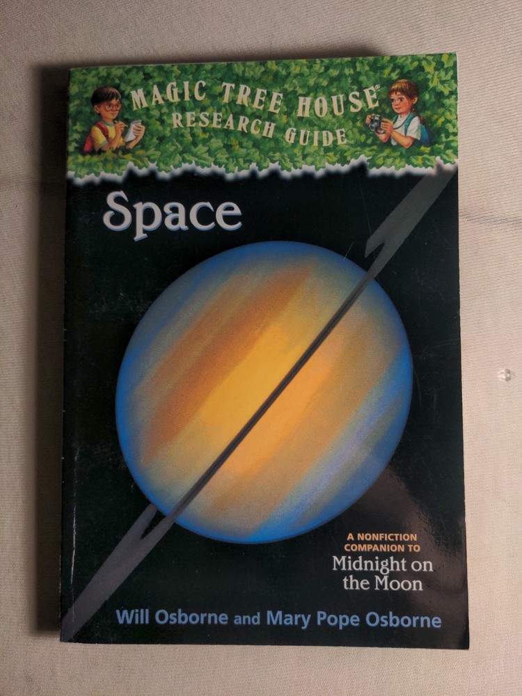 Space Magic Tree House Research Guide Will & Mary Pope Osborne VG Con. Softcover
