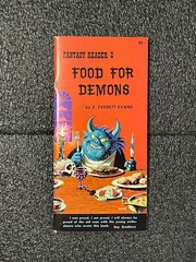 DARK FANTASY Food For Demons E Everett Evans 1974 Weird Fiction Ray Bradbury