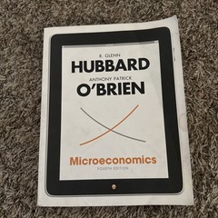 Microeconomics by Anthony Patrick O’Brien and R. Glenn Hubbard (4th ed softcover