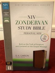 NIV Zondervan Study Bible (Personal Size) Italian Duo-Tone – Chocolate/Caramel
