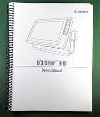 Garmin Echomap UHD 62CV Instruction Manual: Full Color 132 Pages & Clear Covers