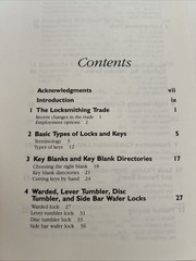 Professional Locksmithing Techniques Bill Phillips 1991 TAB Books Paperback