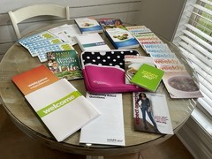 Weight Watchers PointsPlus 2012 Deluxe Member Kit Binder & Recipe Books ++ NOS