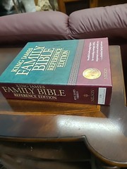 King James Reference Bible Thomas Nelson Burgundy Genuine Leather Boxed 2006BG