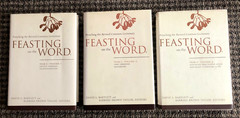 LOT of “Feasting on the Word Year C,” volumes 1, 2, 3: HC, 2009 edition