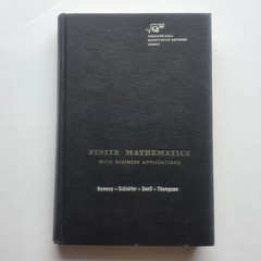 Finite Mathematics with Business Applications Hardcover John G. K