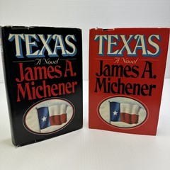 Texas James A. Michener Volumes One & Two COMPLETE Hardcovers BCE Random House