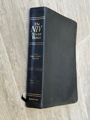 ✝️ The NIV Study Bible 1995 Zondervan Black Genuine Leather