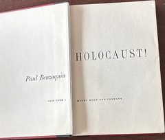 Holocaust! by Paul Benzaquin Hardcover Henry Holt and Company Historical