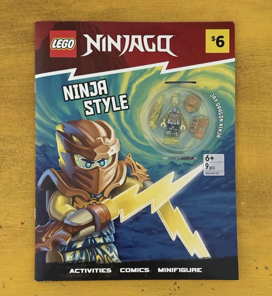 LEGO NINJAGO: Ninja Style (Activity Book with Minifigure) – paperback Jay Dragon