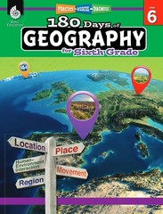 180 Days™: Geography for Sixth Grade: Practice, Assess, Diagnose