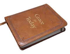 One Minute Devotions Grace for Today Leather by Christian Art Gifts 2013