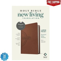 NLT Large Print Premium Value Thinline Bible, Filament Enabled Edition