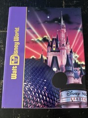Walt Disney World Disney Kingdom Editions Purple Hardcover Book with Dust Jacket