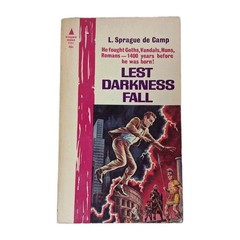 Lest Darkness Fall by L. Sprague De Camp 1963 Pyramid Books F-817