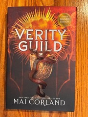 AUTHOR SIGNED edition VERITY GUILD Mai Corland First Edition