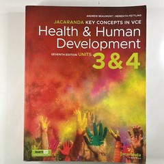 Jacaranda Health & Human Development Key Concepts in VCE Units 3 & 4 7th Edition