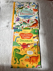 Usborne Picture Puzzle Books Dinosaurs – 2 books in bundle no marks