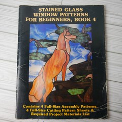 Stained Glass Window Patterns For Beginners Book #4 Hidden House Publications