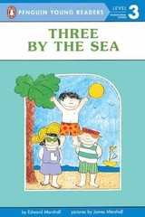 Three By The Sea (Turtleback – Library Binding, by Marshall James – Very Good
