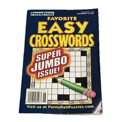 Penny press Favorite Easy Crosswords Super Jumbo Issue