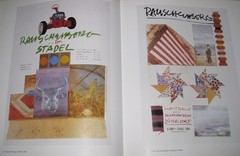 Rauschenberg Posters (German Edition) (Bilingual) hardback, 9.75 in. X 12 in.