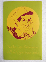 1949 PEN TIPS ON CARTOONING 2nd EDITION BY CHARLES STONER 48 PAGE BOOKLET