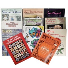 Stained Glass Book Lot 11 Patterns Technique Southwest Christmas Japanese