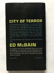 The Mugger by Ed McBain, 1st Edition Paperback 158 pages Published by Dell, 1969