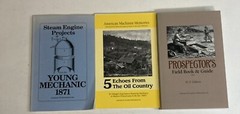 Lot of 3 Lindsay Publications Technical Mechanical Books: Steam Engine Projects